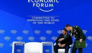 Davos : Bolsonaro défend son "nouveau Brésil"