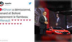 Renault. Jean-Dominique Senard nommé président et Thierry Bolloré directeur général pour succéder à Carlos Ghosn.