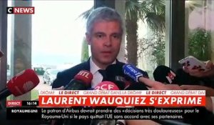 Laurent Wauquiez sur le déplacement du Président: "Emmanuel Macron voyage dans une bulle! Tout est organisé, calibré" - VIDEO
