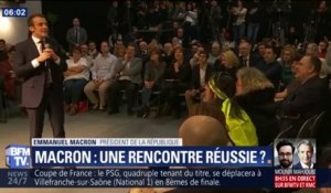 Arrivé en surprise, Emmanuel Macron a-t-il réussi son débat-citoyen à Bourg-de-Péage?