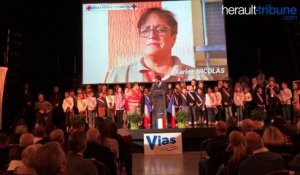 VIAS - Cérémonie des voeux 2019 - Remise de la médaille de la ville à Karine Nicolas