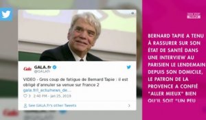 Bernard Tapie absent de "L’émission politique" : il rassure sur son état de santé