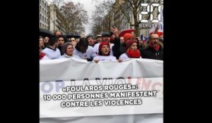 «Foulards rouges»: 10.000 personnes manifestent à Paris contre les violences des «gilets jaunes»