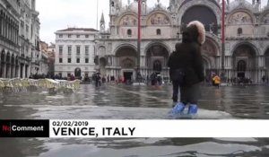 Venise les pieds dans l'eau