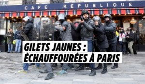 Gilets jaunes : échauffourées place de la République à Paris