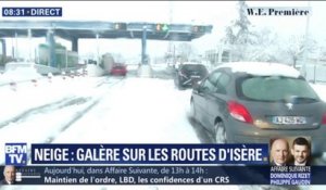 Neige: nuit de galère sur les routes d'Isère