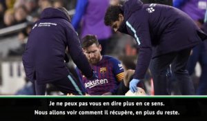 22e j. - Valverde incertain concernant la blessure de Messi