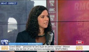 Violences policières: Manon Aubry dénonce "l'utilisation d'armes de guerre"