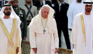 Le pape François est arrivé à Abou Dhabi