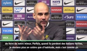 25e j. - Guardiola : "Je me mets en colère, c'est ma façon de vivre ma profession"