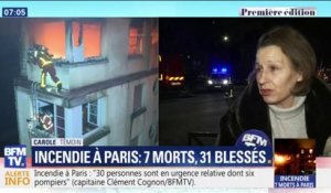 Incendie à Paris: cette femme témoigne "d'une énorme colonne de fumée noire"