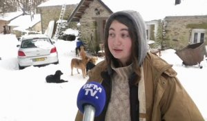 Bloquée par la neige, cette famille de l'Hérault est coupée de son village depuis 15 jours