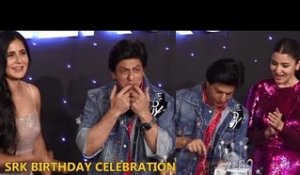 SRK CELEBRATES Birthday at ZERO Trailer Launch Event | Shahrukh Khan 53rd Birthday Celebration