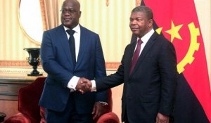 En visite en Angola, le président de la RDC vante "l'alternance démocratique"