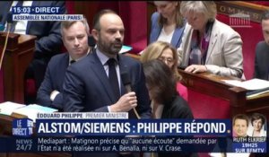 Alstom-Siemens : pour Édouard Philippe, "La décision de la Commission est un mauvais coup à l'industrie européenne"
