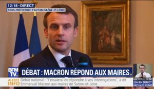 Taxe d'habitation: Emmanuel Macron estime qu'il est "juste socialement" de la supprimer