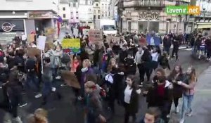Marche pour le climat, 2 000 étudiants à Arlon