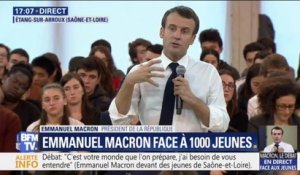 Emmanuel Macron sur le harcèlement : "À l'école et au-dehors, l'élève doit être absolument protégé"