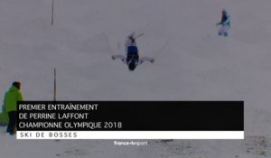 Mondiaux de ski freestyle et snowboard : Avec Perrine Laffont, pour son premier entraînement ski bosses à Deer Valley