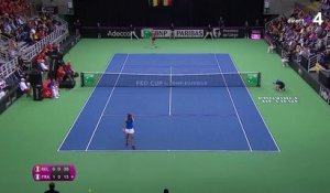 Fed Cup 1/4 de finale, Belgique - France : Garcia expéditive dans le premier set