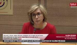 Grand Paris et transports en île-de-france : l'audition de valérie pécresse - Les matins du Sénat (11/02/2019)