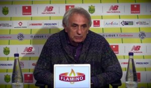 Vahid Halilhodzic avant Caen - FC Nantes