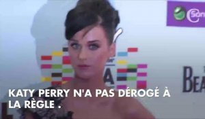 PHOTOS. Grammy Awards 2019 : quand Katy Perry se moque de sa propre tenue
