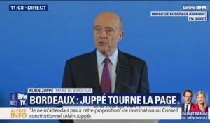 Alain Juppé: "l'esprit public et la vie publique sont difficiles à vivre"