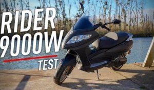 Test du Rider 9000W, le scooter électrique qui en a dans le ventre