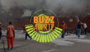 Buzz alerte / Abidjan Marcory :  Un incendie détruit un entrepôt de Prima center