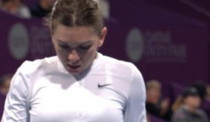 Doha - Halep sans forcer