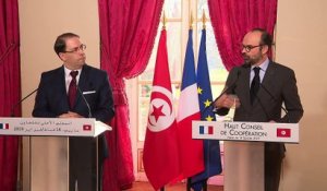 Haut Conseil de Coopération franco-tunisien : point presse des deux chefs de Gouvernement