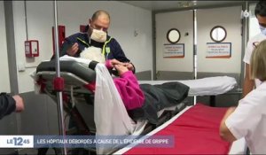 Les hôpitaux sont débordés face à l'épidémie de grippe, particulièrement virulente cet hiver