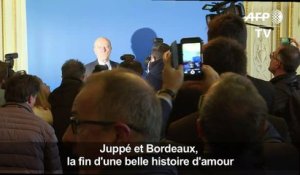 Emu aux larmes, Alain Juppé fait ses adieux à Bordeaux