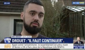 Éric Drouet: "Il faut que les gilets jaunes continuent à avancer"