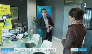 "Gilets jaunes" : les commerçants de Montpellier se protègent