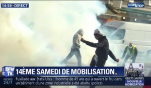 Gilets jaunes: des affrontements éclatent entre manifestants et forces de l'ordre à Paris