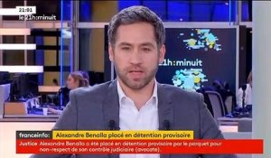 Alexandre Benalla, l'ex-collaborateur d'Emmanuel Macron, placé en détention provisoire après la révocation de son contrôle judiciaire