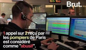 Quelques exemples d'appels "abusifs" reçus par les pompiers de Paris