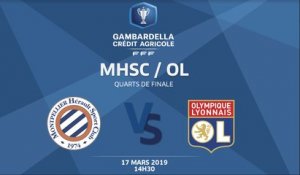 Coupe Gambardella-CA I Quarts de finale - MHSC / OL