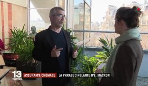 Assurance chômage : la phrase cinglante d'Emmanuel Macron