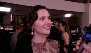 Virginie Ledoyen parle de ses coups de cœur César de l'année sur le tapis rouge - César 2019
