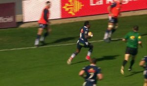 TOP 14 - Essai Benito MASILEVU (SUA) - Perpignan - Agen - J17 - Saison 2018/2019