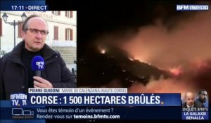 Incendie à Calenzana: le maire se dit persuadé qu'il s'agit d'un acte "criminel"