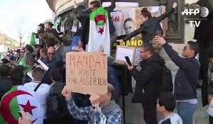 Manifestation à Paris contre un 5ème mandat de Bouteflika