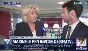 Au salon de l'Agriculture, Marine Le Pen dénonce la situation sociale "catastrophique" des agriculteurs