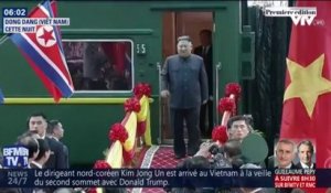 Kim Jong Un est arrivé au Vietnam à la veille de sa rencontre avec Donald Trump