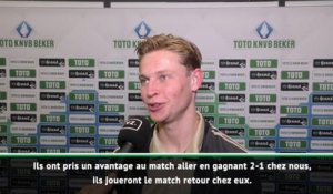 8es - De Jong : ''Une petite chance de nous qualifier à Madrid''