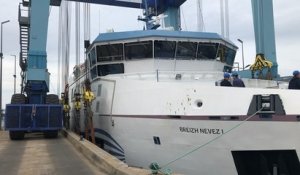 Le Breizh Nevez 1 a été remis à l’eau ce mardi 7 mai