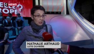 Arrivée de Nathalie Arthaud